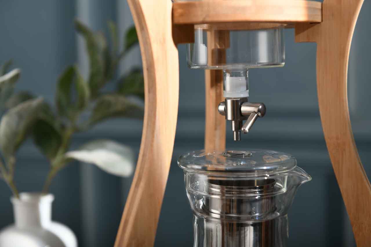 Vintage Glass Drip Coffee Carafe 